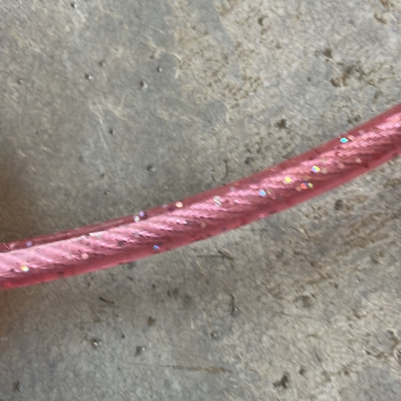 Vintage Sanrio Hello Kitty pink glitter cable bike lock Japan - Picture 5 of 12